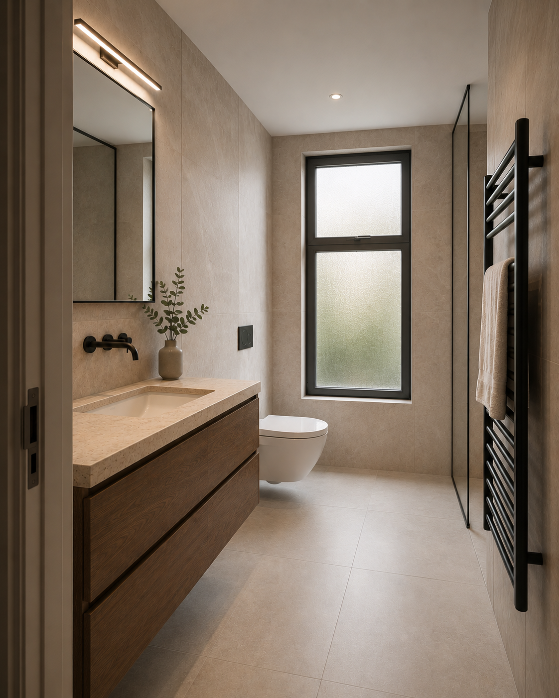 Moderne badkamer Utrecht